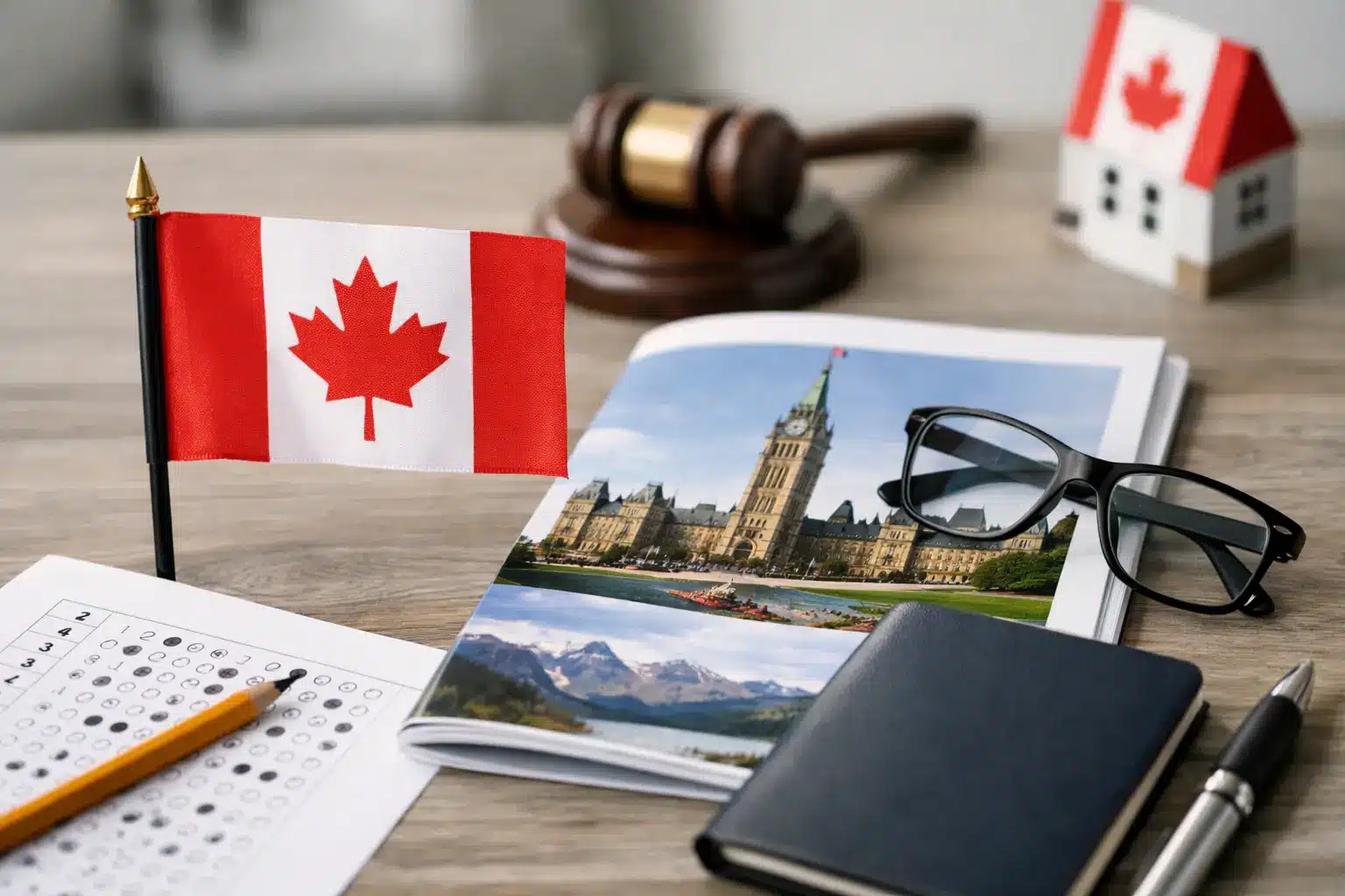 Réussir le test de citoyenneté canadienne