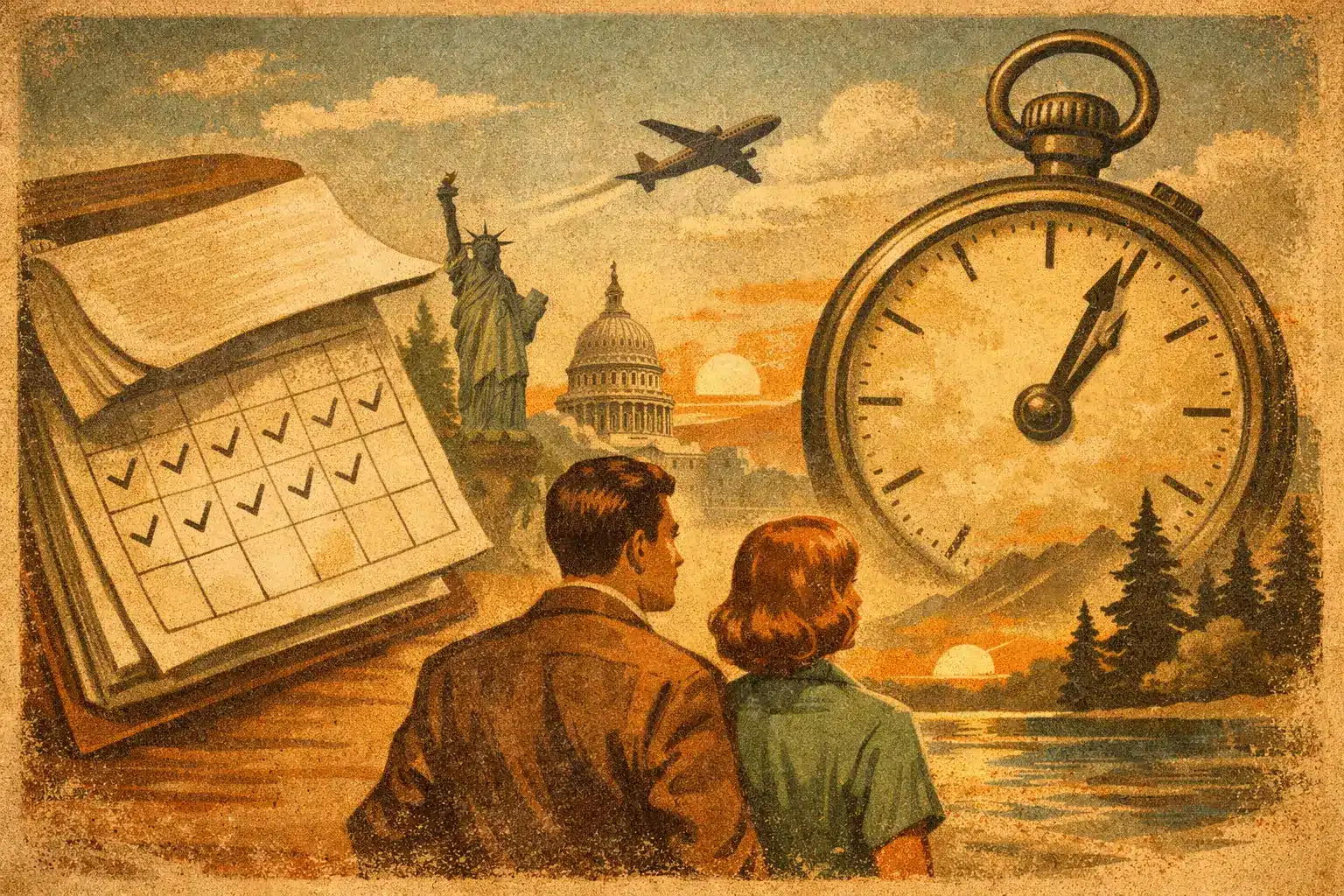 Citizenship Physical Presence: Count 1,095 Days